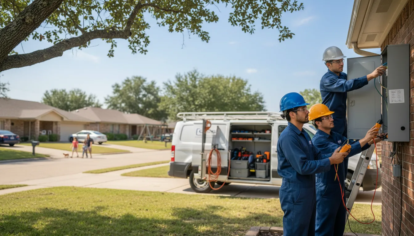 Certified electrician providing emergency electrical services in Blair, NE